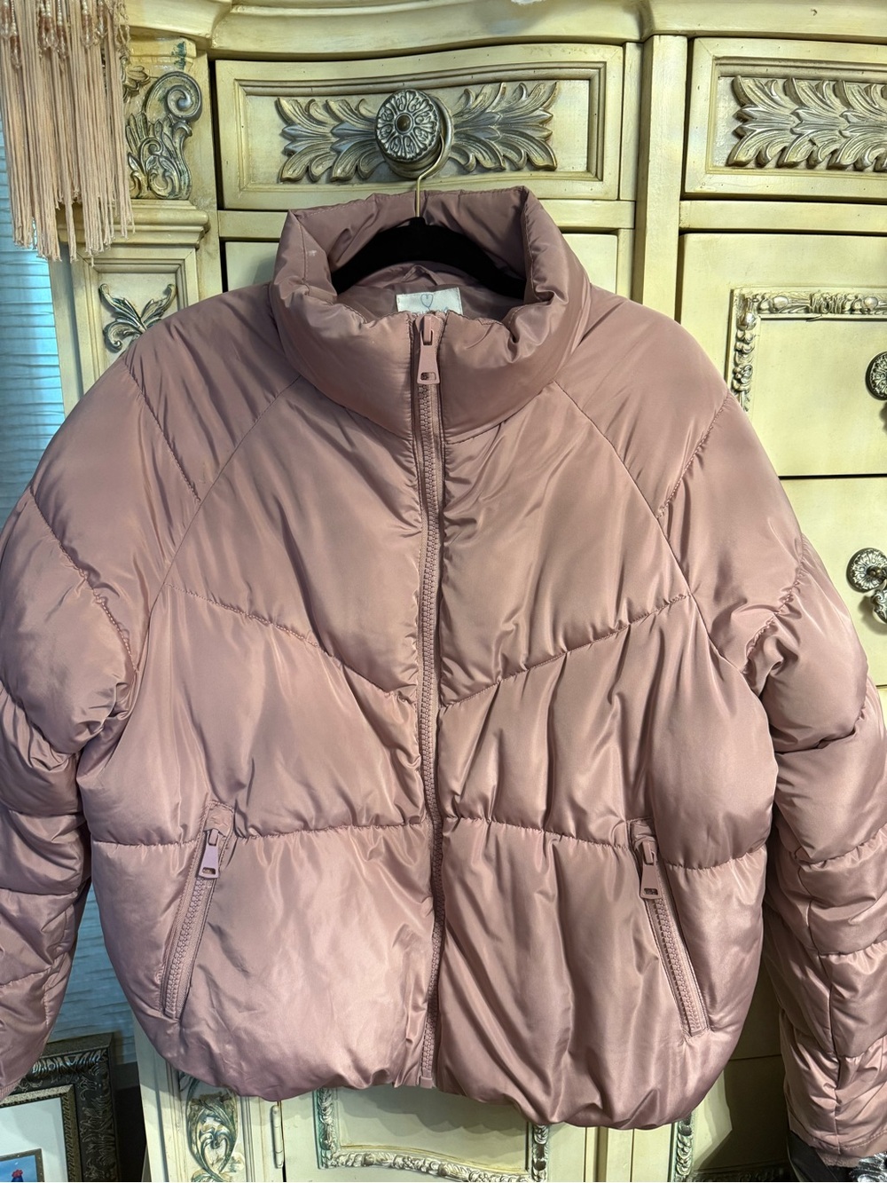 Primark Dusty Pink Puffer Jacket